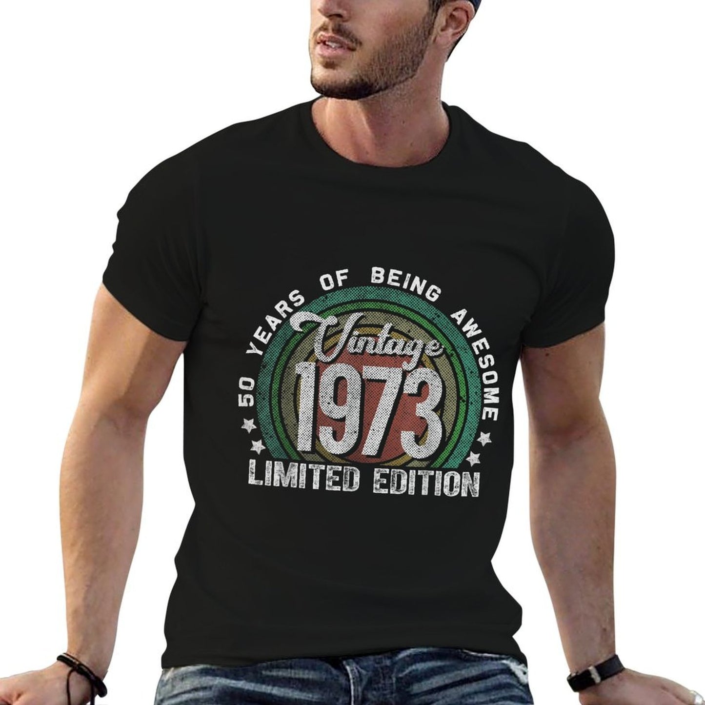Vintage 1973 50 Year Old Gifts Limited Edition 50th Birthday  Durable T-Shirt