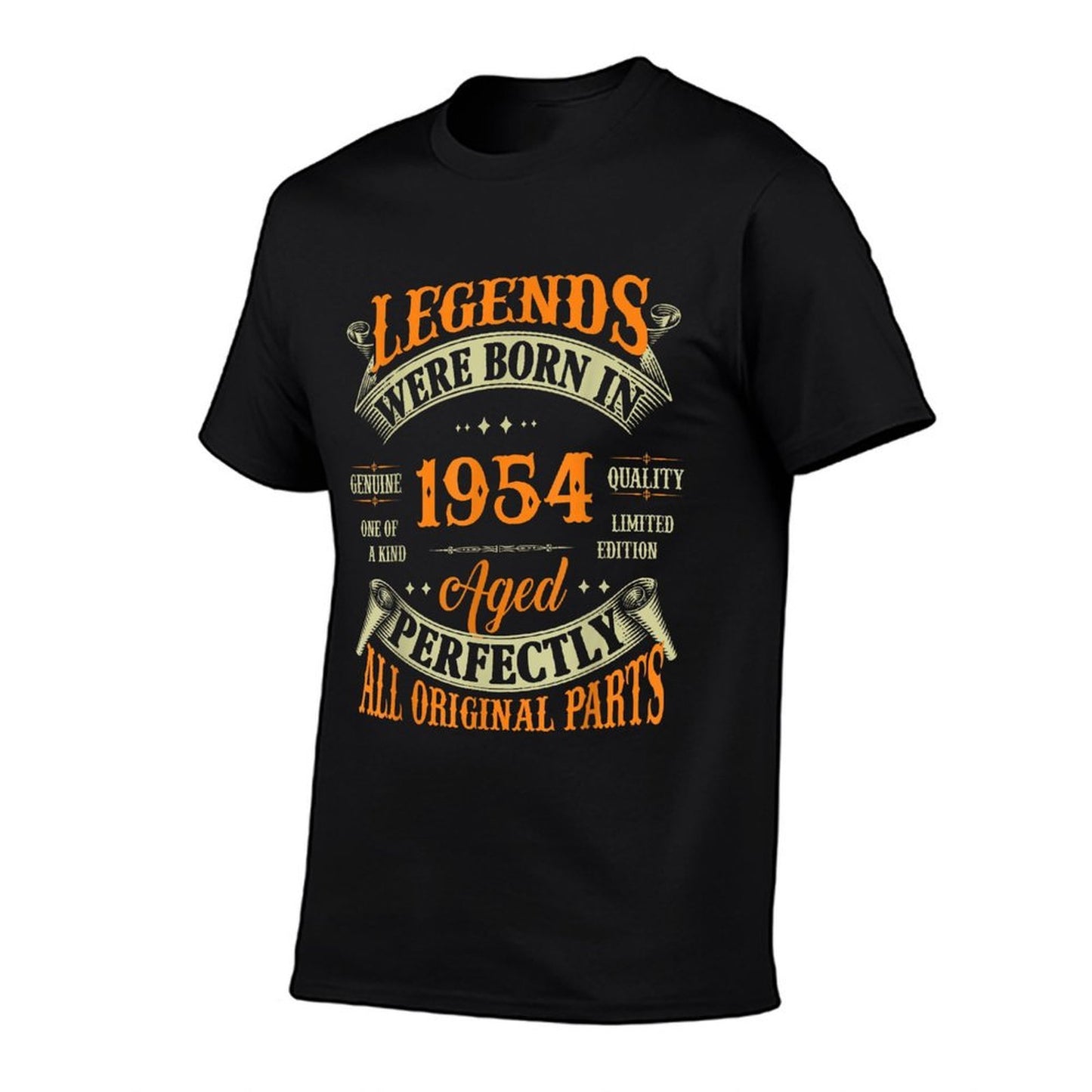 71st Birthday Vintage Legends Born In 1954 71 Years Old  Summer-ready Fabric T-Shirt