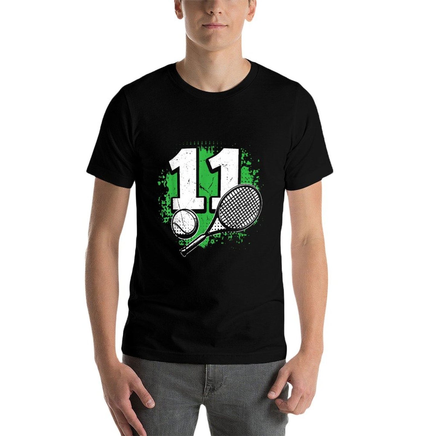 11th Birthday Boy Tennis Player Tennis 11 Years Old  Versatile T-Shirt