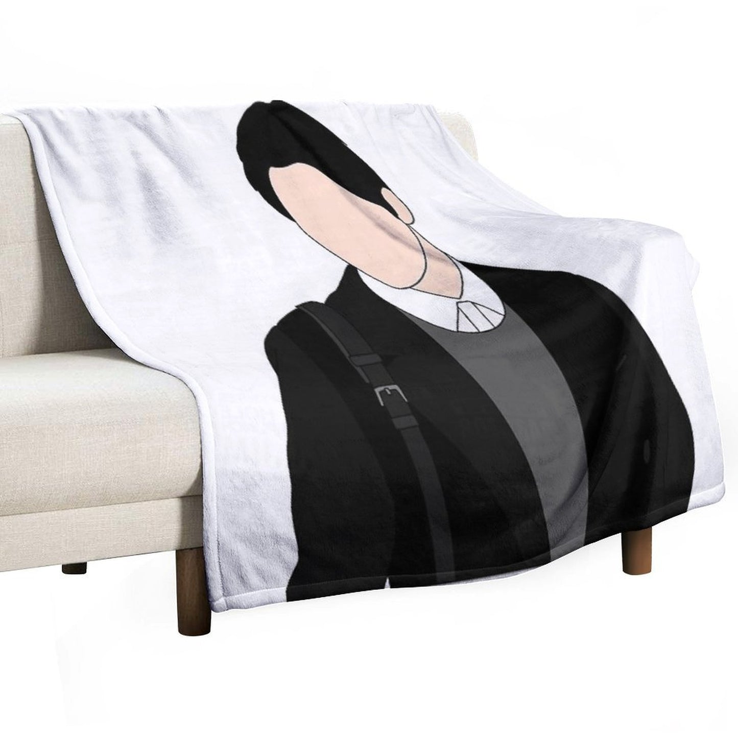 XO Kitty  Min Ho No English Premium Throw Blanket