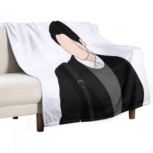 XO Kitty  Min Ho No English Premium Throw Blanket