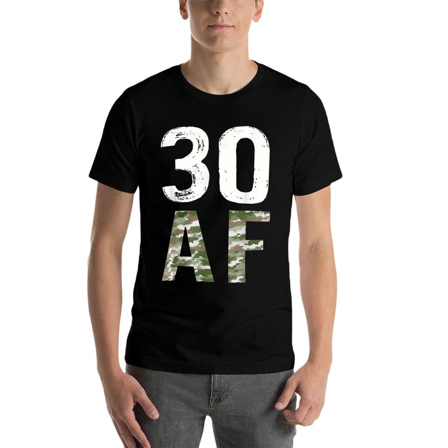 30 AF 30th Birthday Military  Summer-ready Fabric T-Shirt