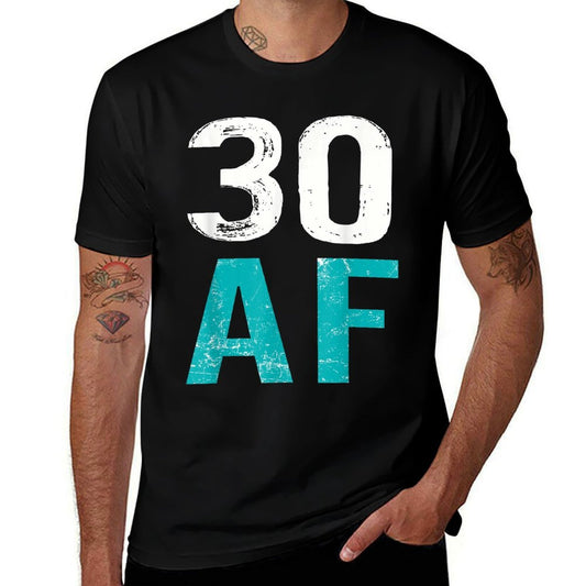 30 AF 30th Birthday Vintage  Summer-ready Fabric T-Shirt