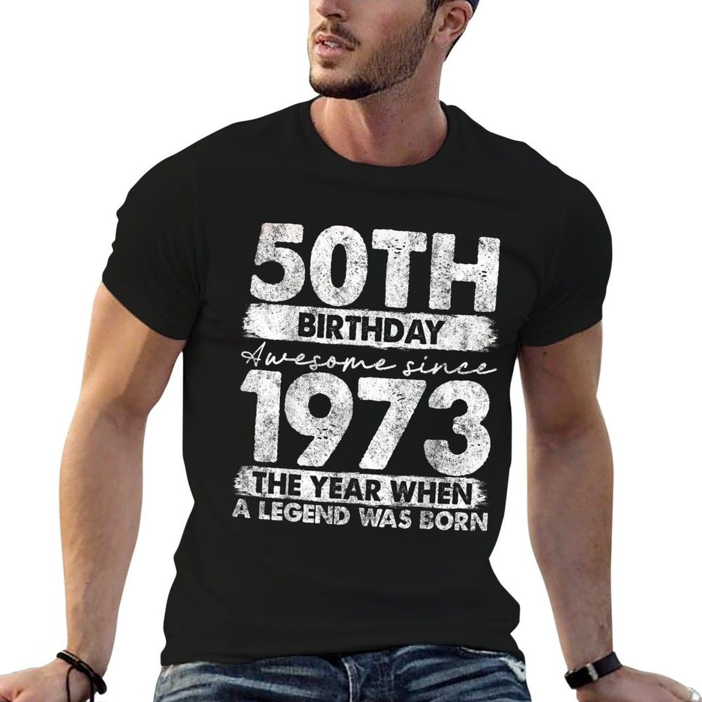 Vintage 1973 50 Year Old Gifts Limited Edition 50th Birthday  Quick-drying T-Shirt