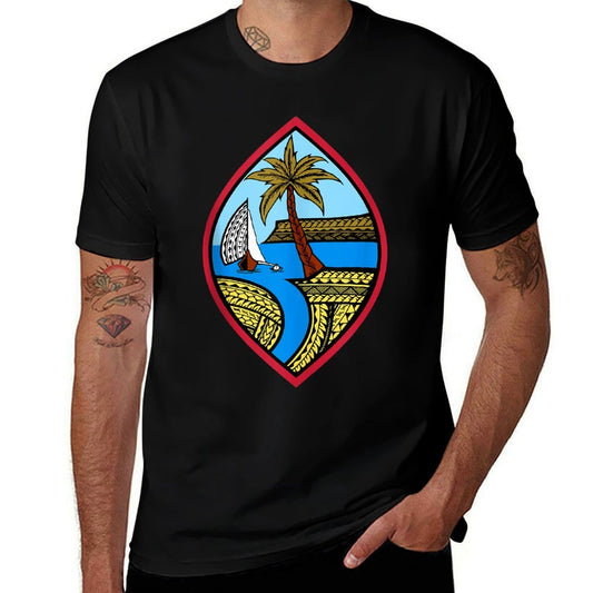 Vintage Tribal 671 Guam  Lightweight T-Shirt