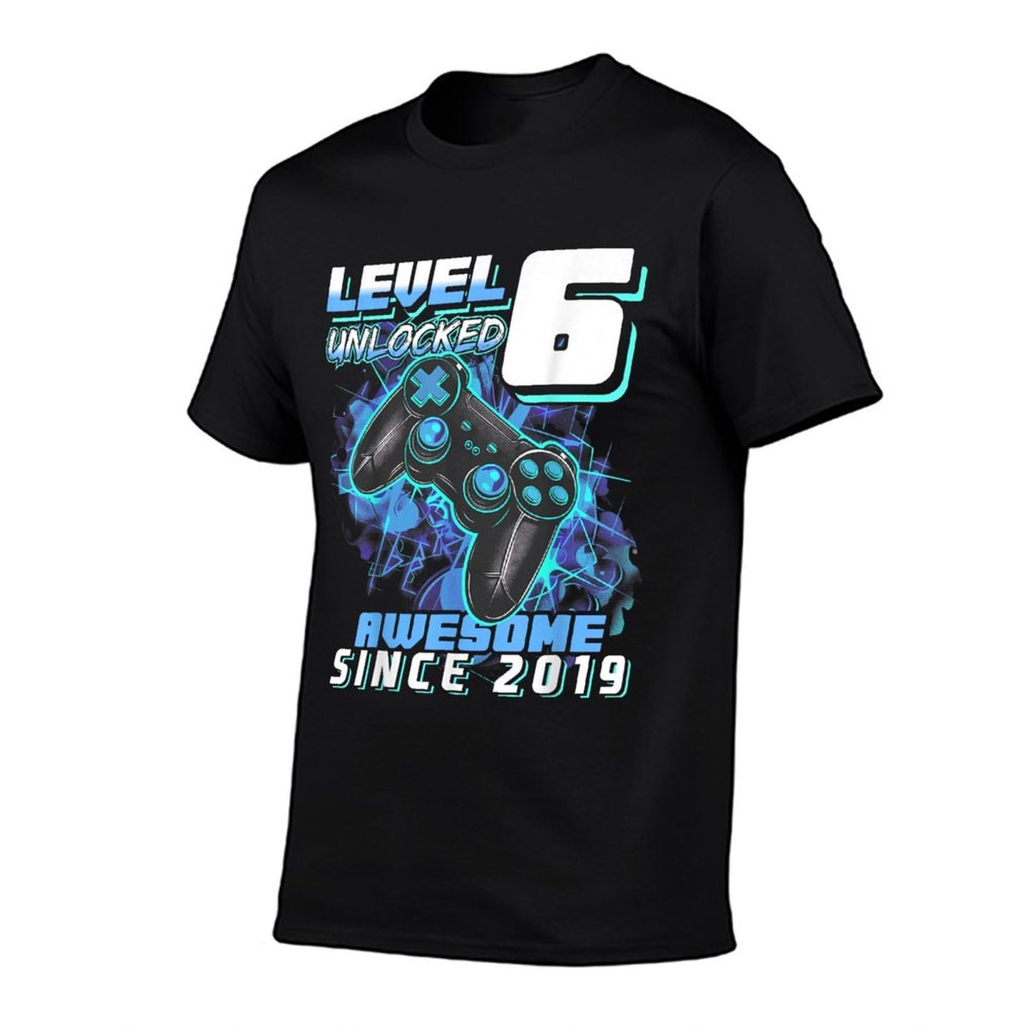 6th Birthday Boy Level 6 Gamer 6 Year Video Game Party  Soft T-Shirt