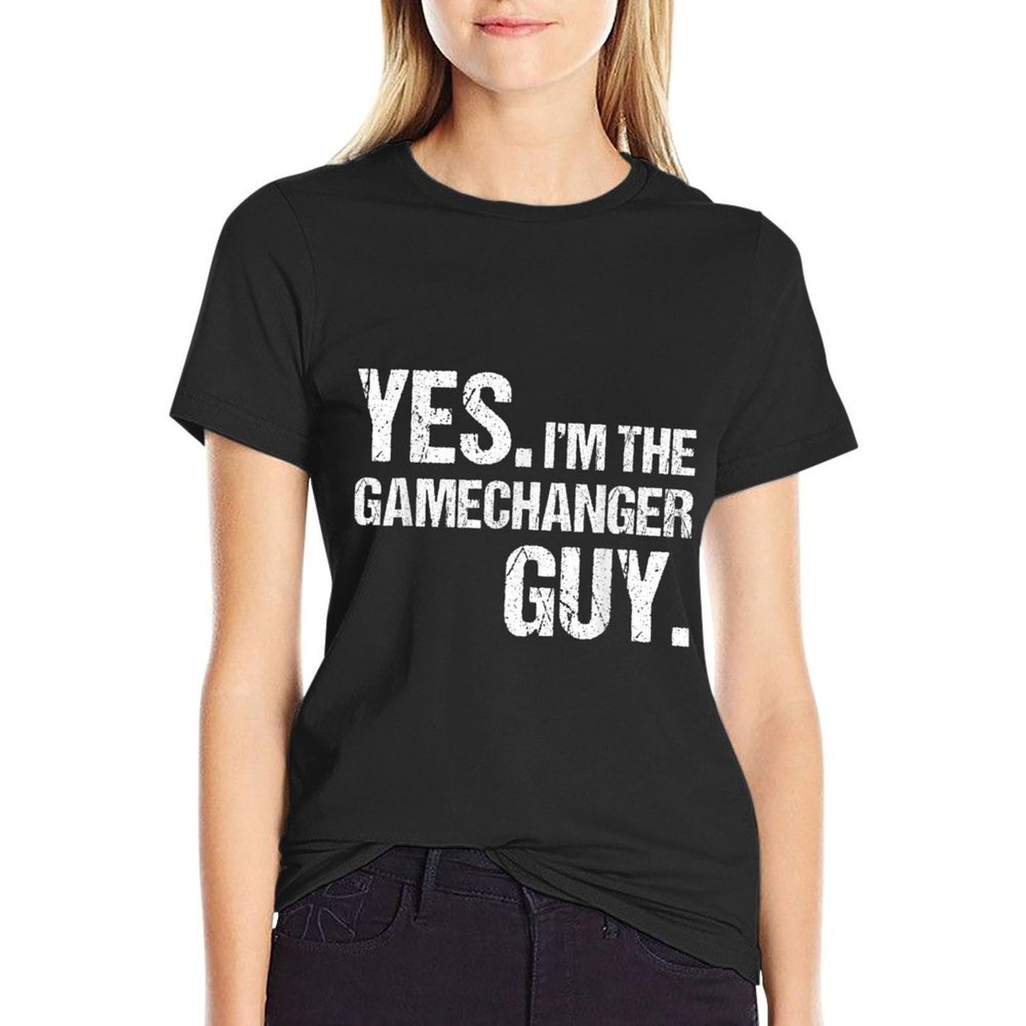 Yes Im The Gamechanger Guy, Funny Baseball For Men Boys  Lightweight T-Shirt