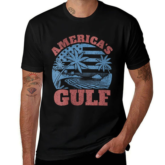 Womens America's Gulf  Heathered Texture T-Shirt