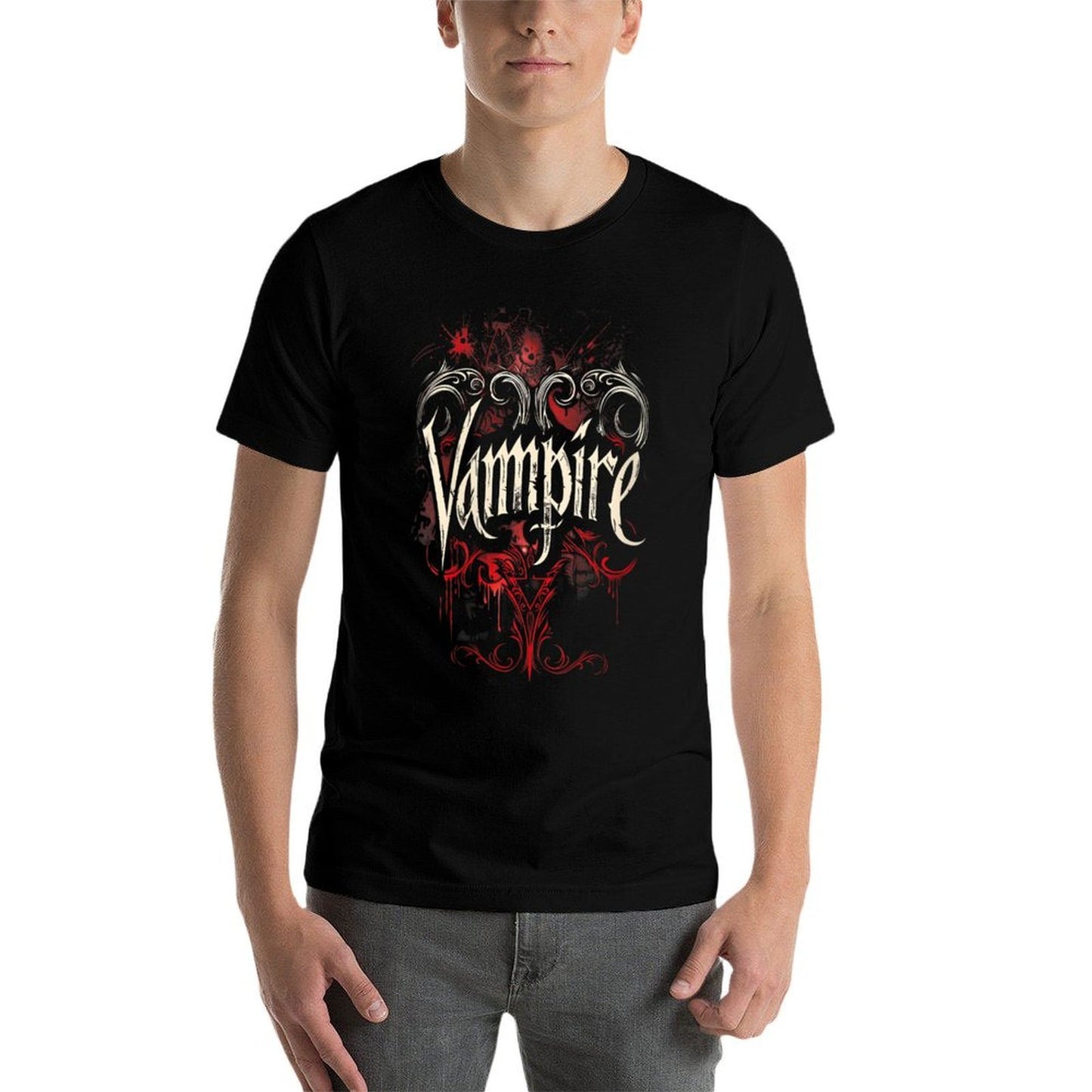 Womens Vampire Gothic Elegance And Dark Allure A Nocturnal Horror  Moisture-wicking T-Shirt