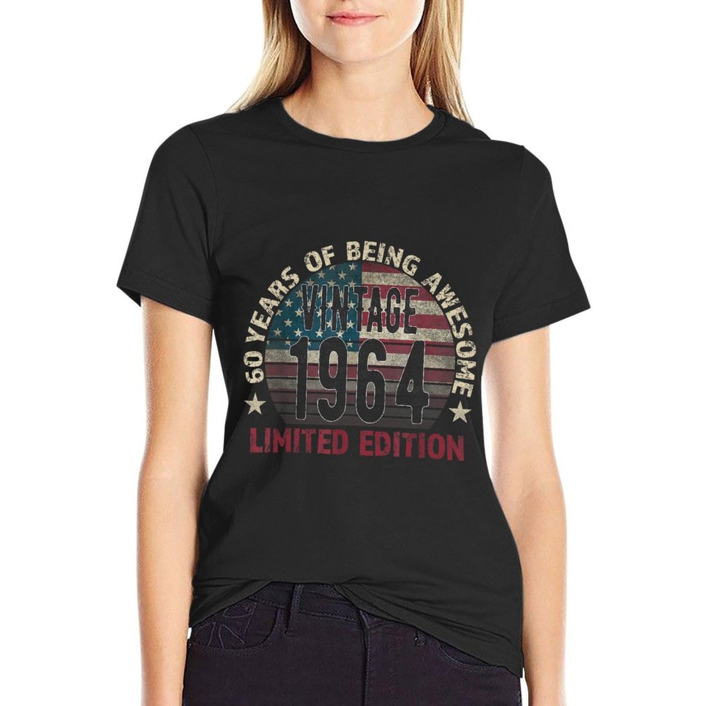 60th Birthday Gift Men Vintage Born 1964 Turning 60 Year Old  Affordable Price T-Shirt