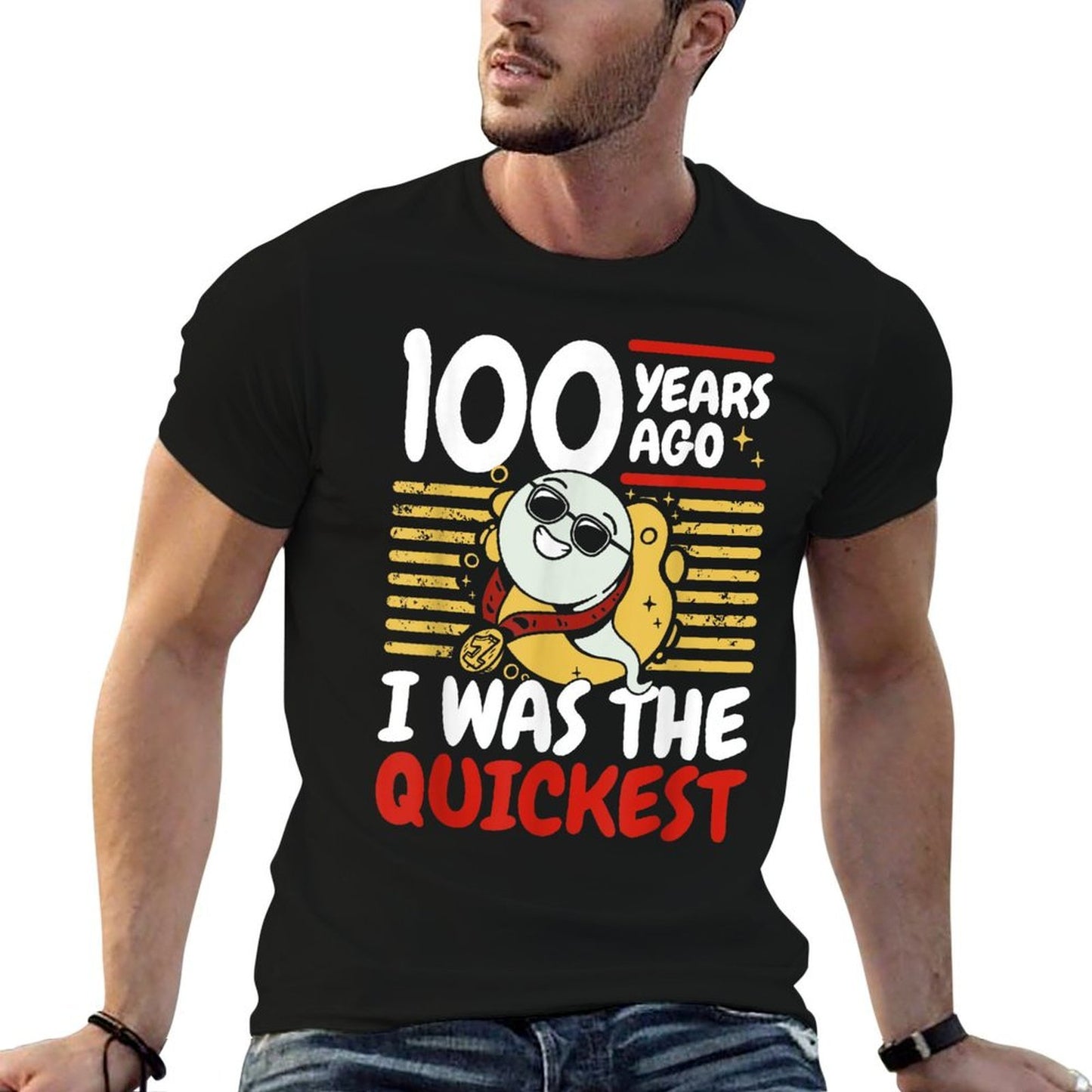 100 Years Ago - 100th Birthday  Vintage-inspired T-Shirt
