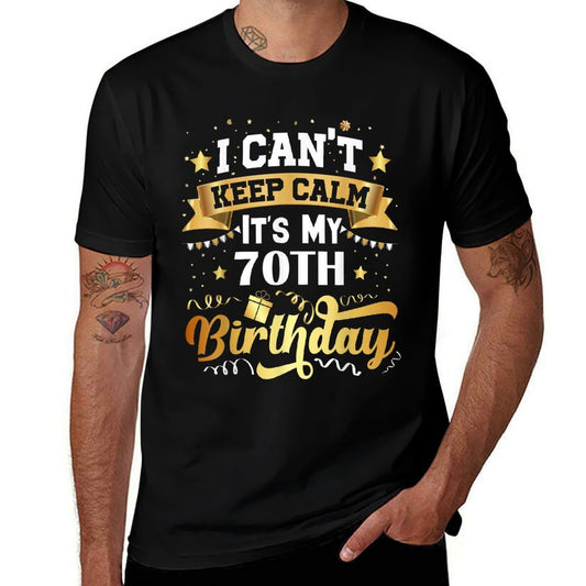 70 Year Old Birthday Tshirt Party Gift Idea 70th Birthday  Lightweight T-Shirt