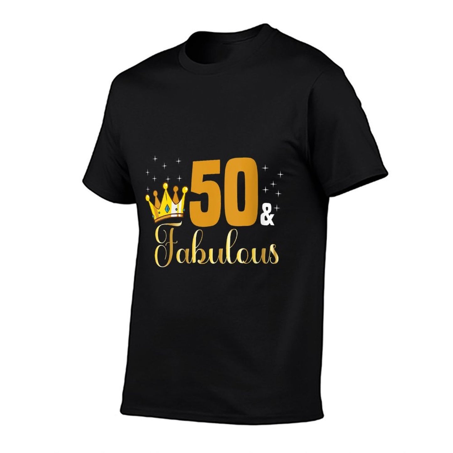 Womens 50 & Fabulous - 1972 50th Birthday 50 Years Old  Cotton T-Shirt