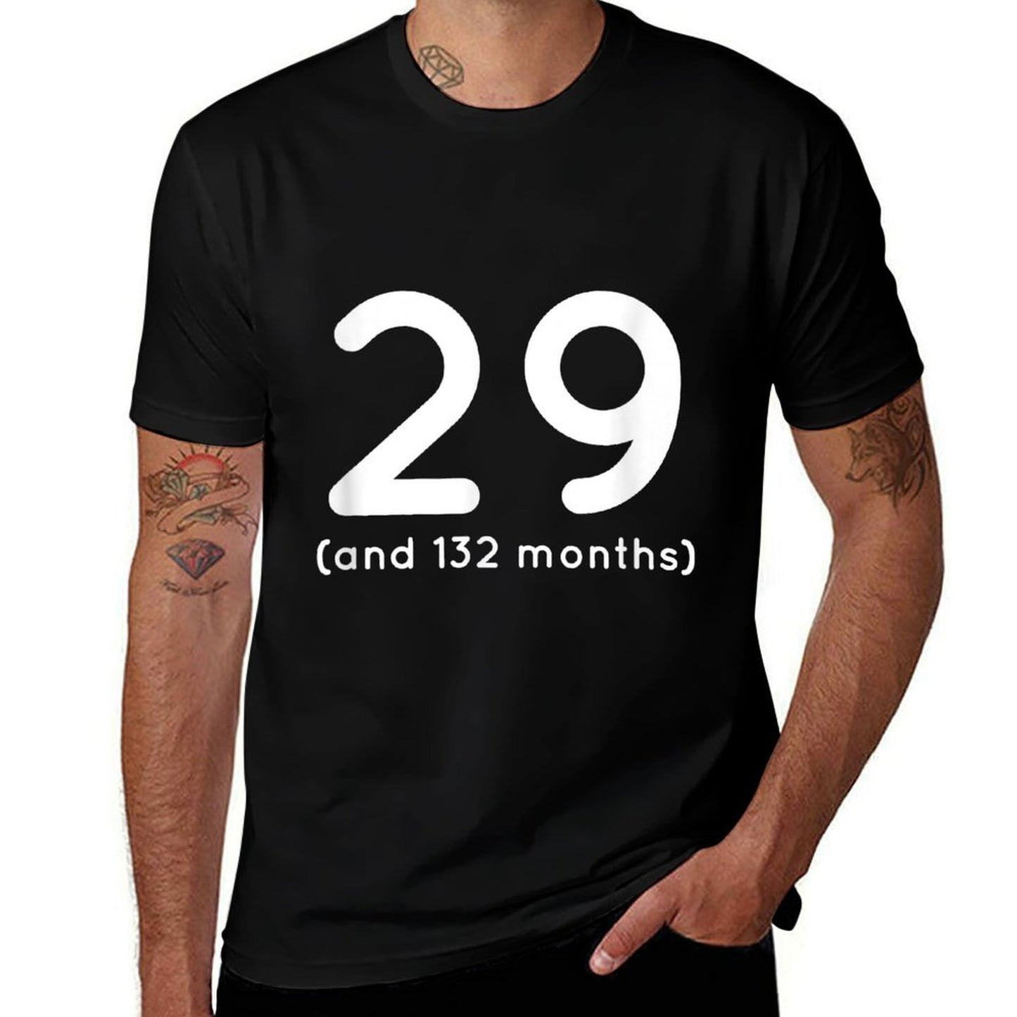 40th Birthday T - Age 29 And 132 Months Funny Gift  Breathable T-Shirt