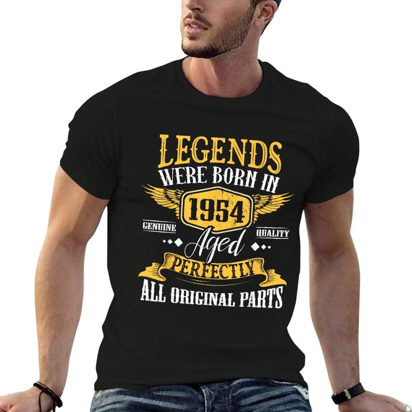 70th Birthday Vintage 1954 Limited Edition Men  Eco-friendly Material T-Shirt