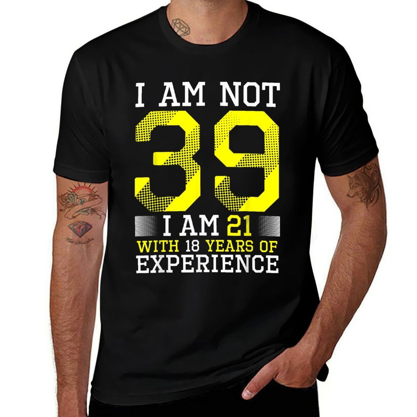 39th Birthday Man Woman 39 Year Old Gift  Moisture-wicking T-Shirt