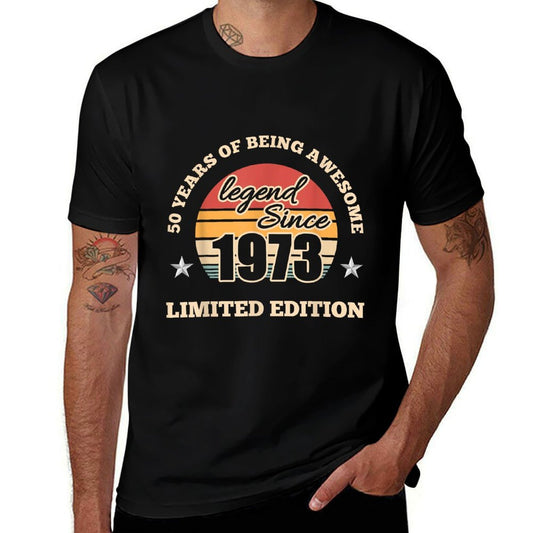 50 Years of Being Awesome 1973 for 50th Birthday  Classic T-Shirt
