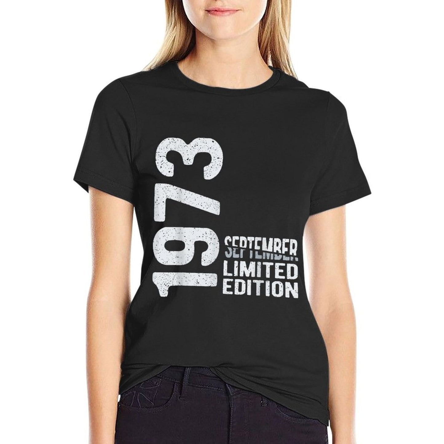 1973 September 50th Birthday 50th Retro Vintage Birth  Stretchy T-Shirt