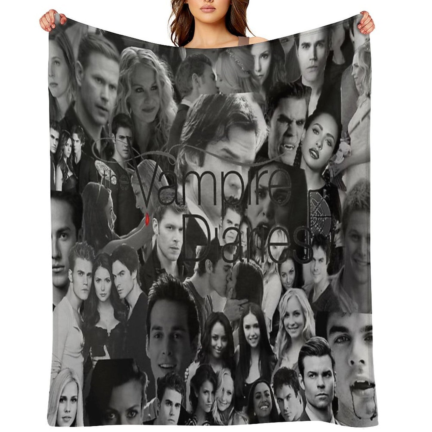 Vamp Collage Wrinkle-free Throw Blanket
