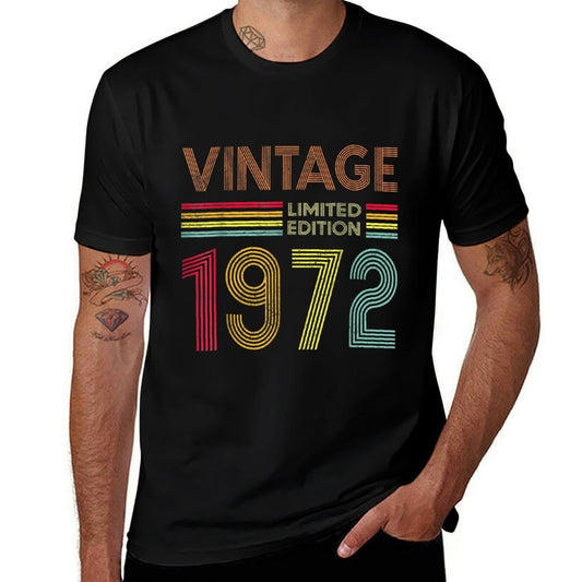 50 Year Old Gifts Vintage 1972 Limited Edition 50Th Birthday  Easy-care T-Shirt