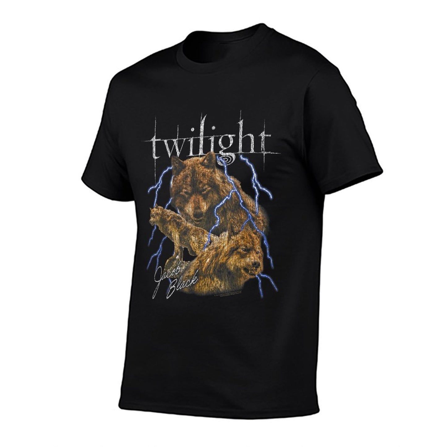 Twilight Saga Jacob Black Three Wolf Moon Werewolf Movie Comfortable T-Shirt