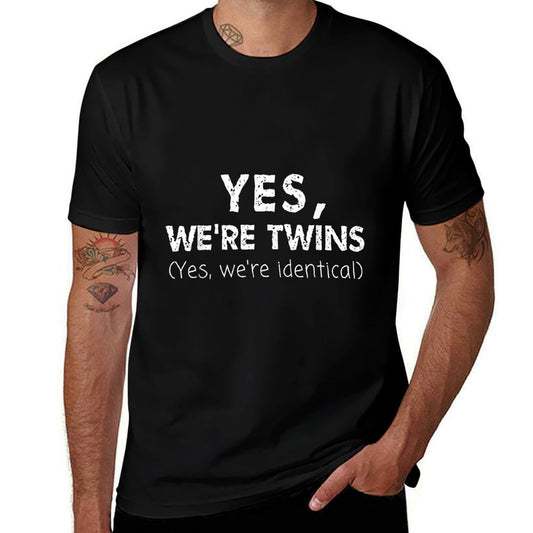 Twin Matching Brother Sister Twins Siblings Identical  Odor-resistant T-Shirt