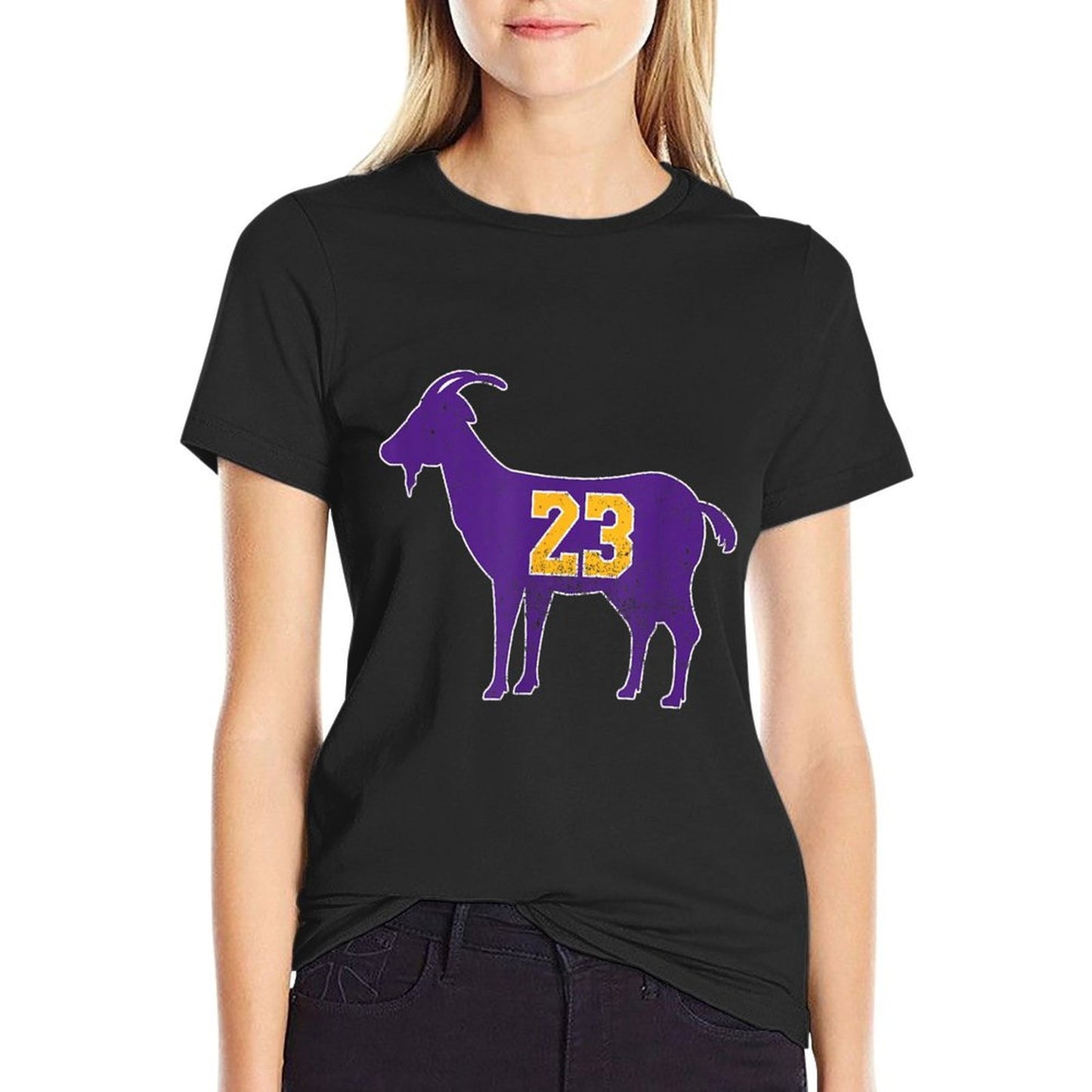 Vintage GOAT 23 Distressed  Cotton T-Shirt