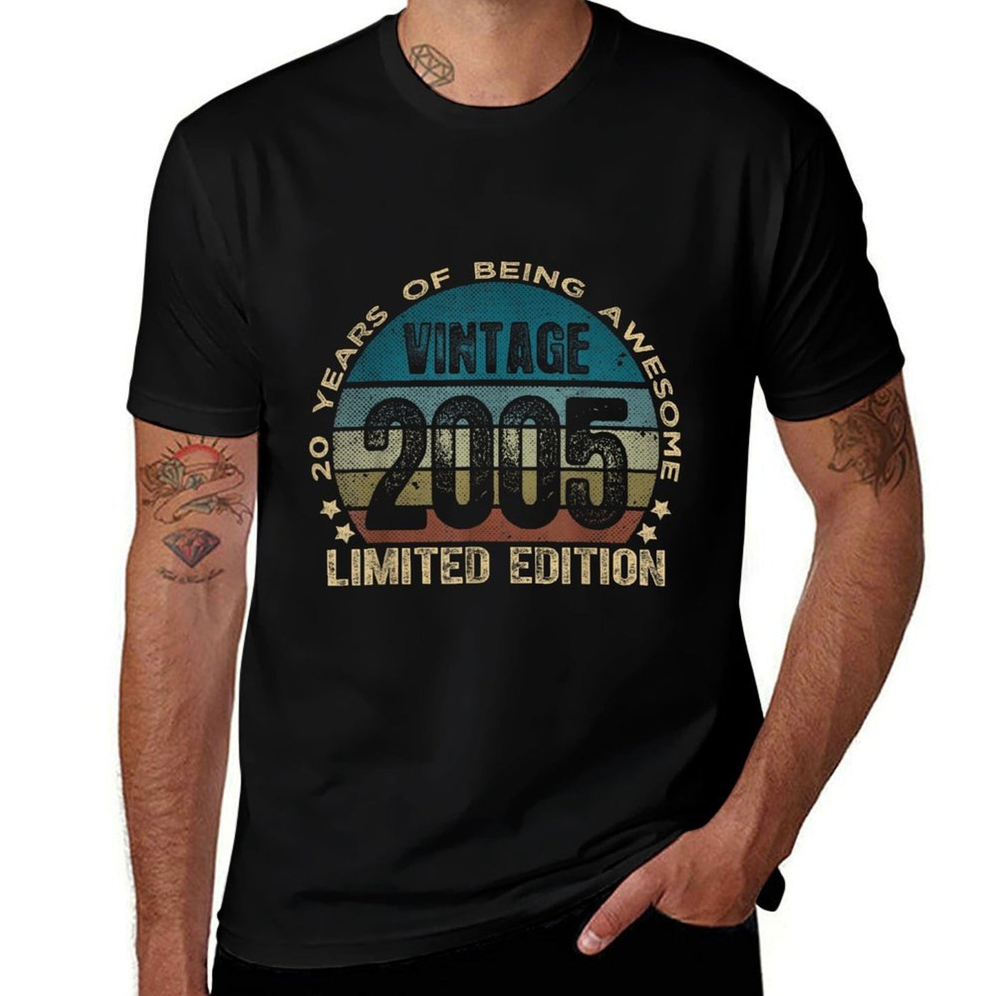 20 Year Old Gifts Vintage 2005 Limited Edition 20th Birthday  Breathable T-Shirt