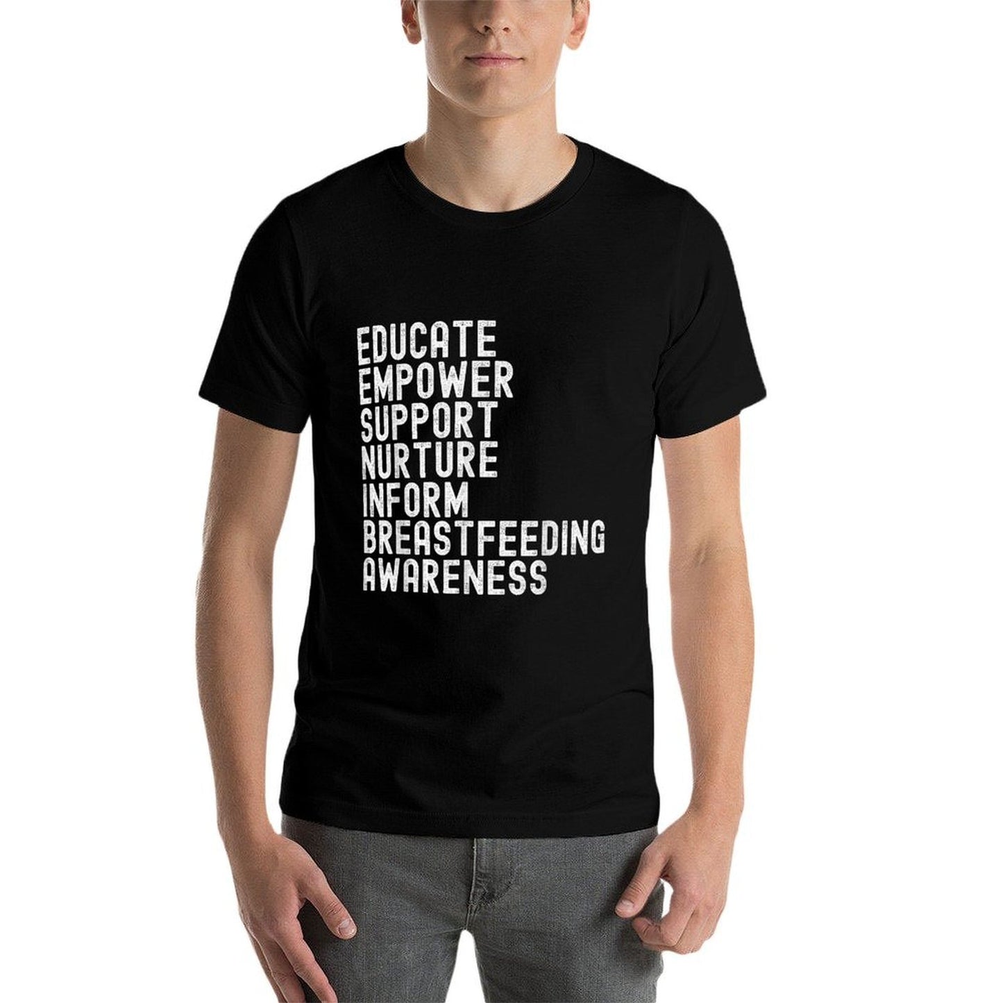 World Breastfeeding Week Awareness Breast Milk Lactation Mom  Classic T-Shirt