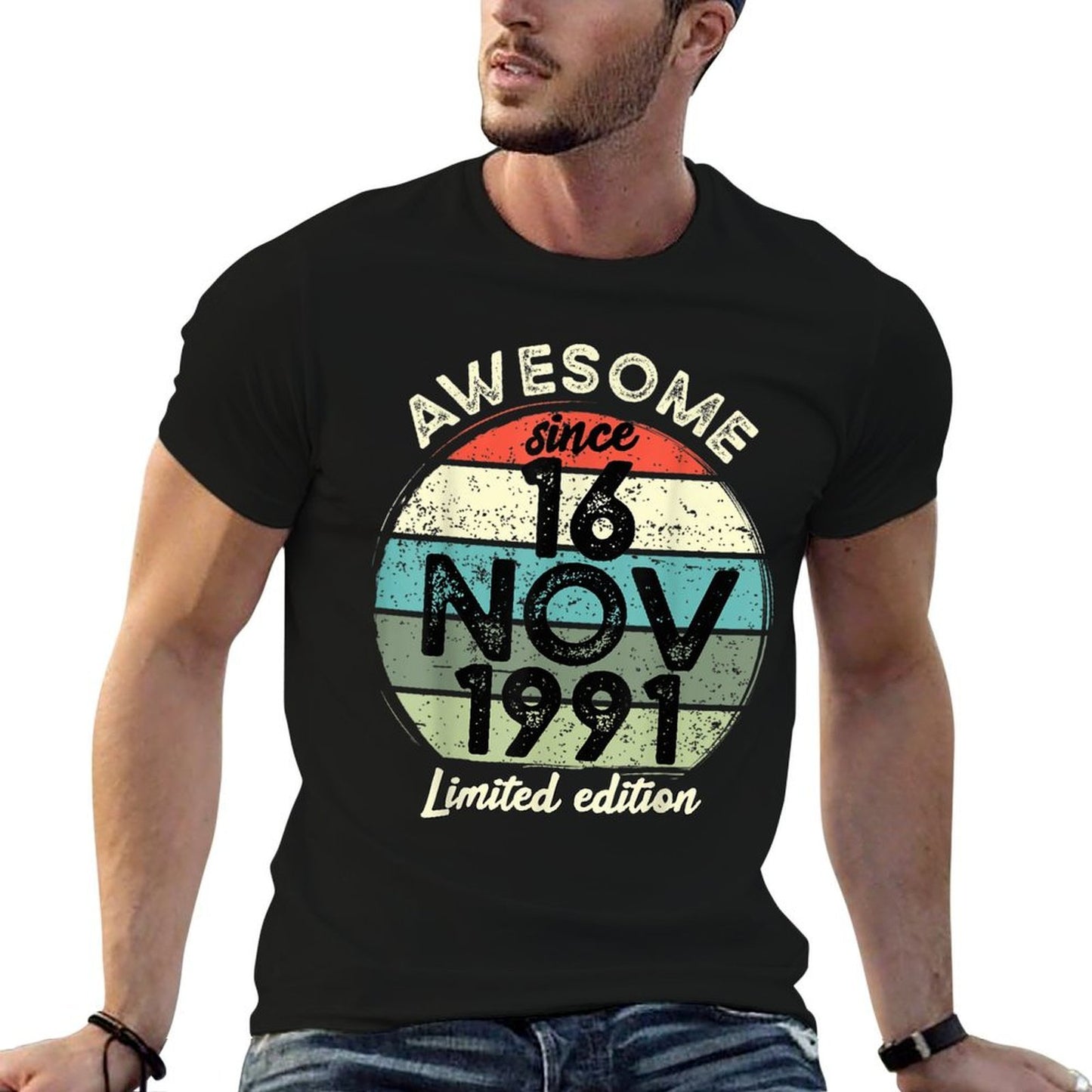 30 Year Old Birthday 16 November 1991 30th Birthday  Quick-drying T-Shirt