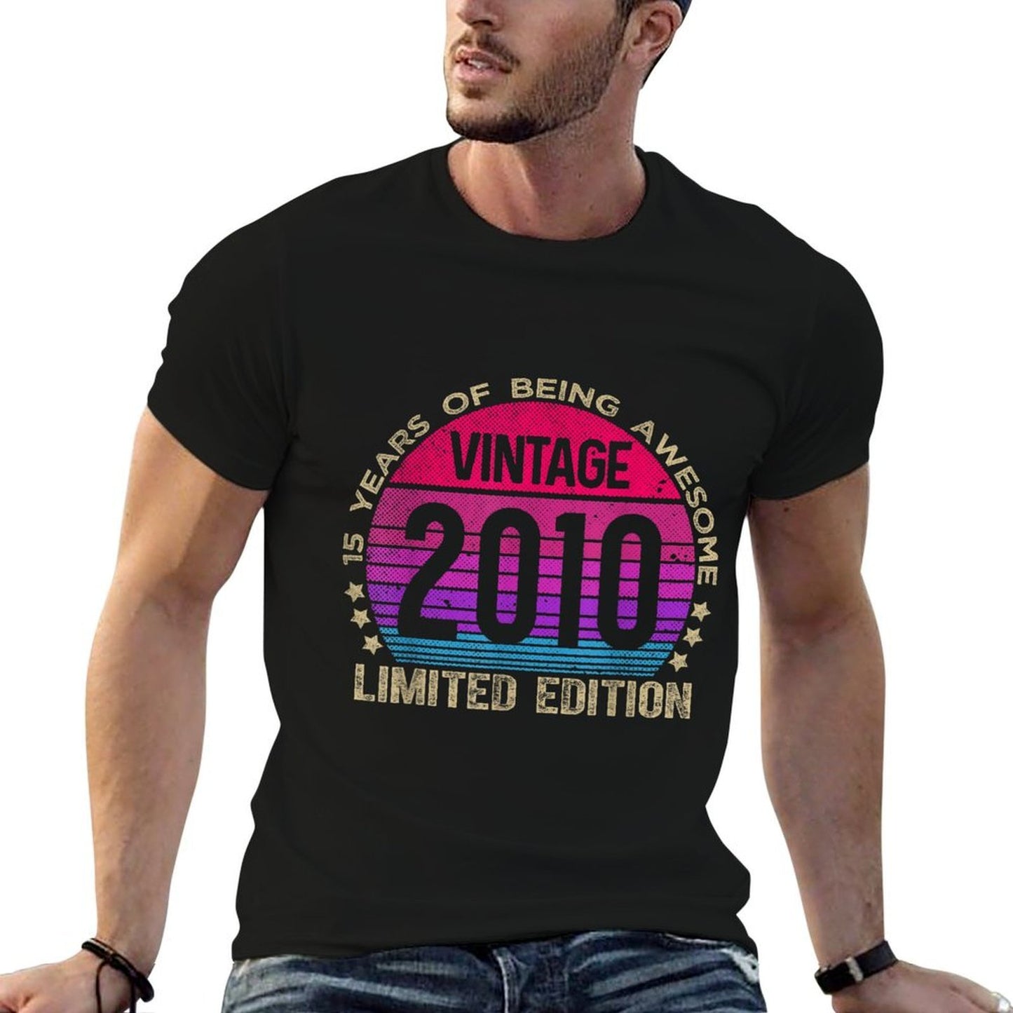 15 Year Old Gifts Limited Edition Vintage 15th Birthday Girl  Cotton T-Shirt