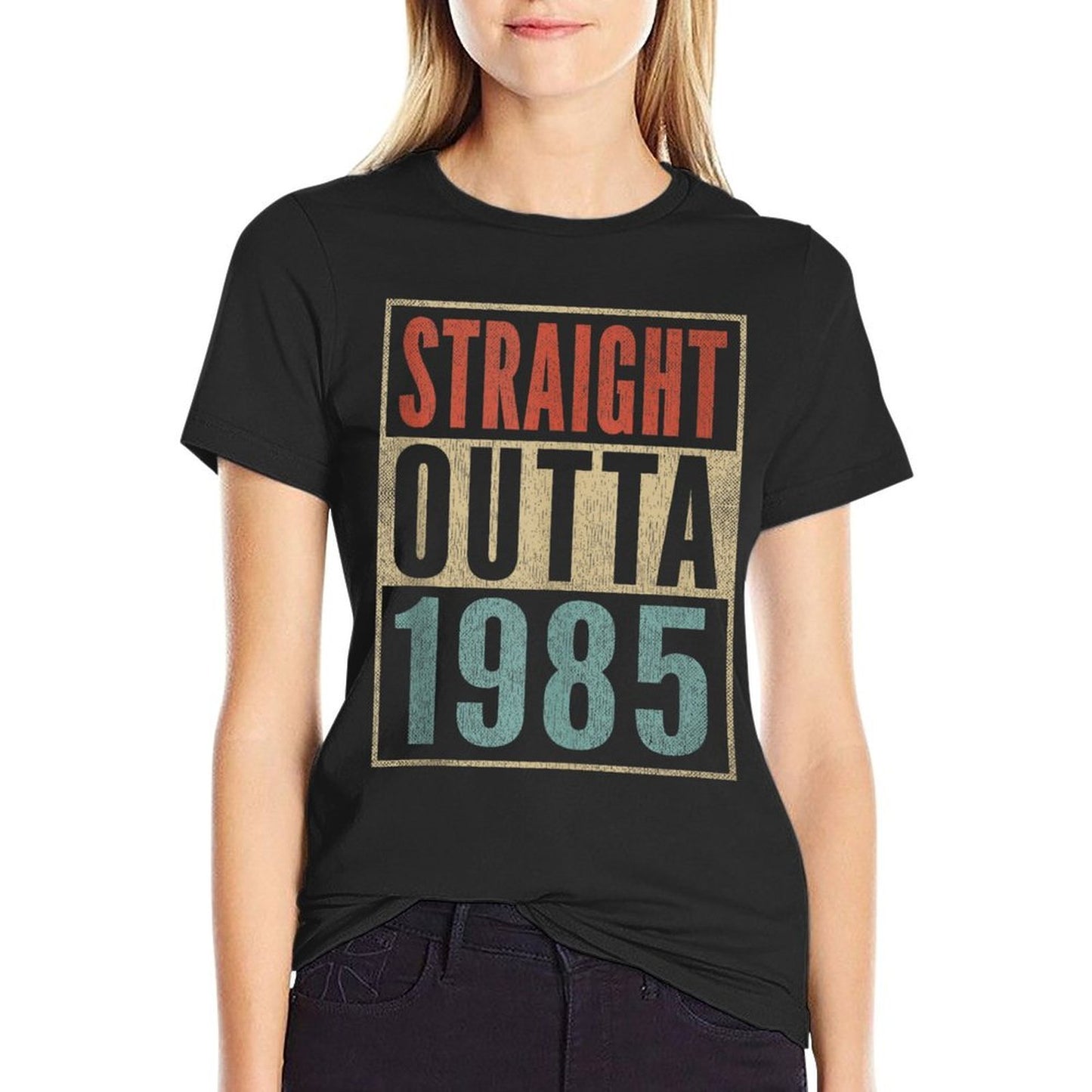 40th Birthday Humor 40 Years Born 1985 Straight Outta 1985  Moisture-wicking T-Shirt