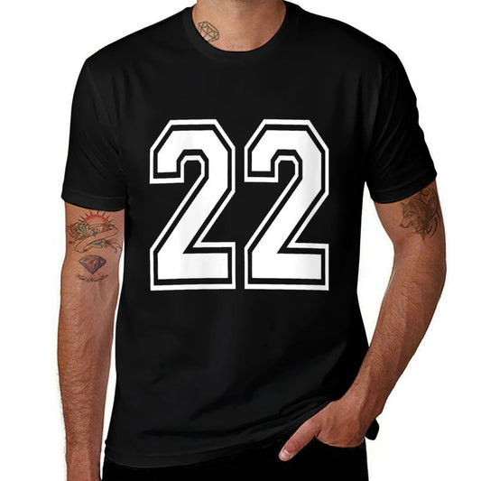 Womens Number 22 Numbered Uniform Sports Jersey Team 22nd Birthday  Classic T-Shirt