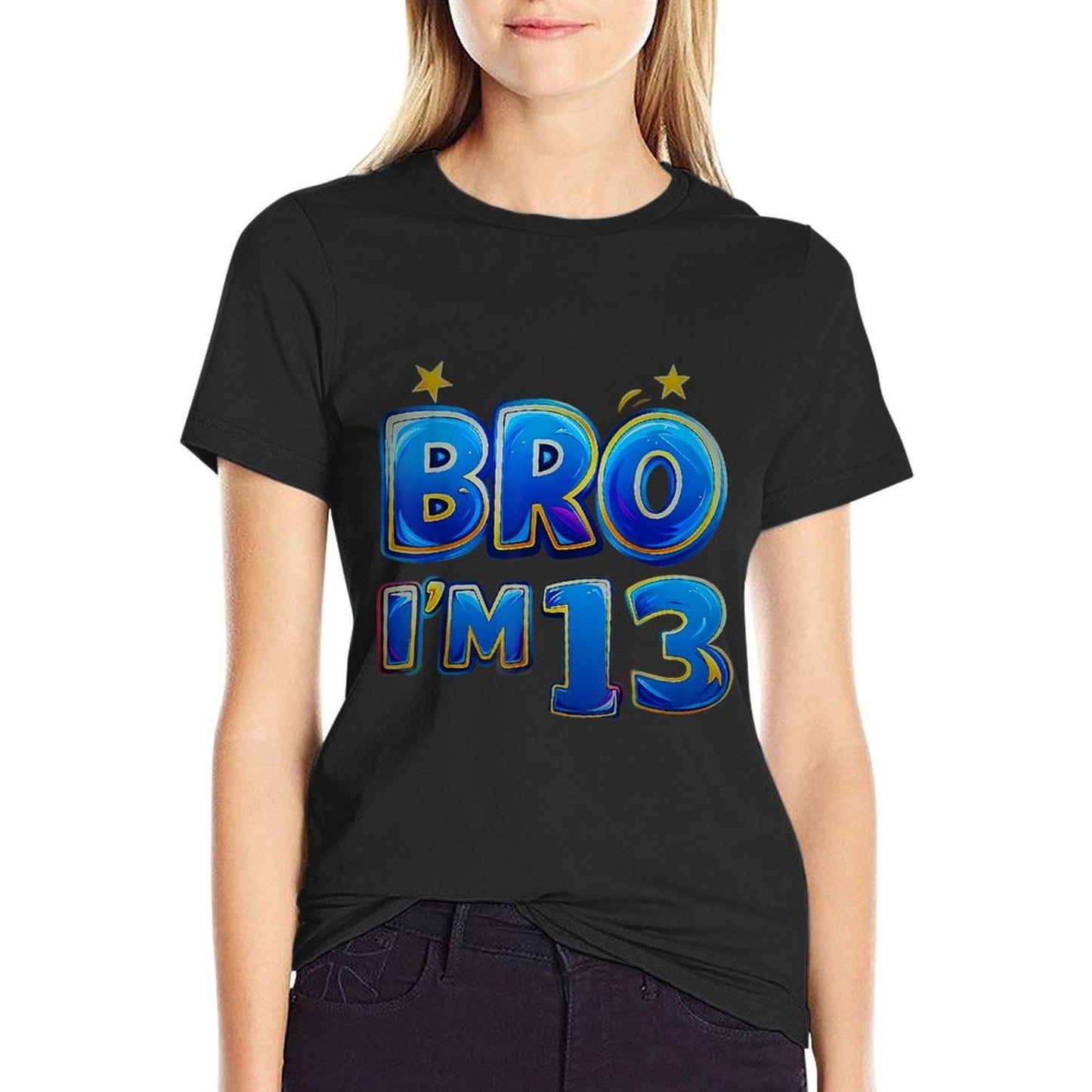 13th Birthday Boy Bro I'm 13 Years Old Party  Graphic-printed T-Shirt