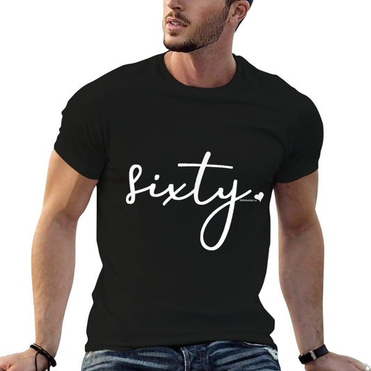 60th Birthday Gift Ideas for Her  Sixty Design Women Party  Wrinkle-resistant T-Shirt
