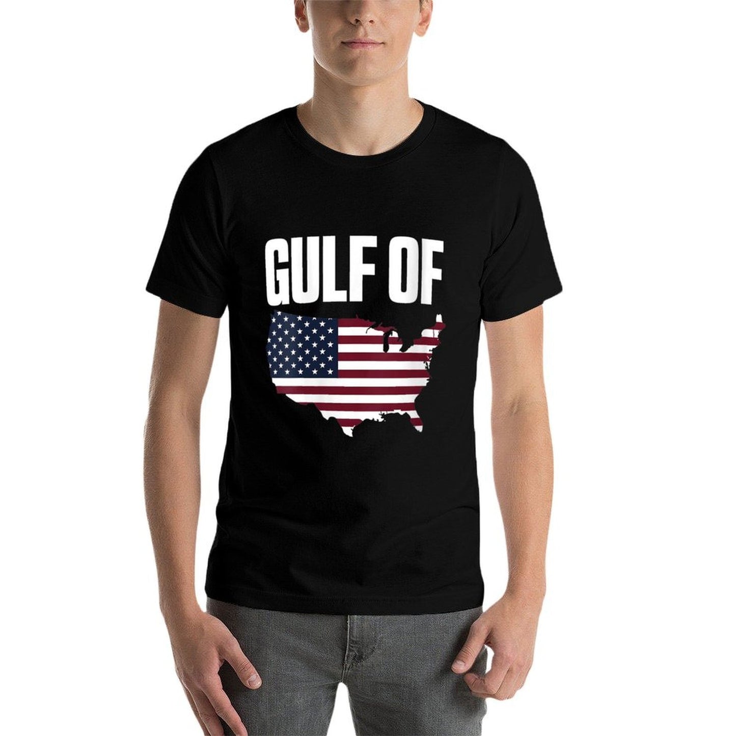 Womens Gulf of United States of America  Cotton T-Shirt