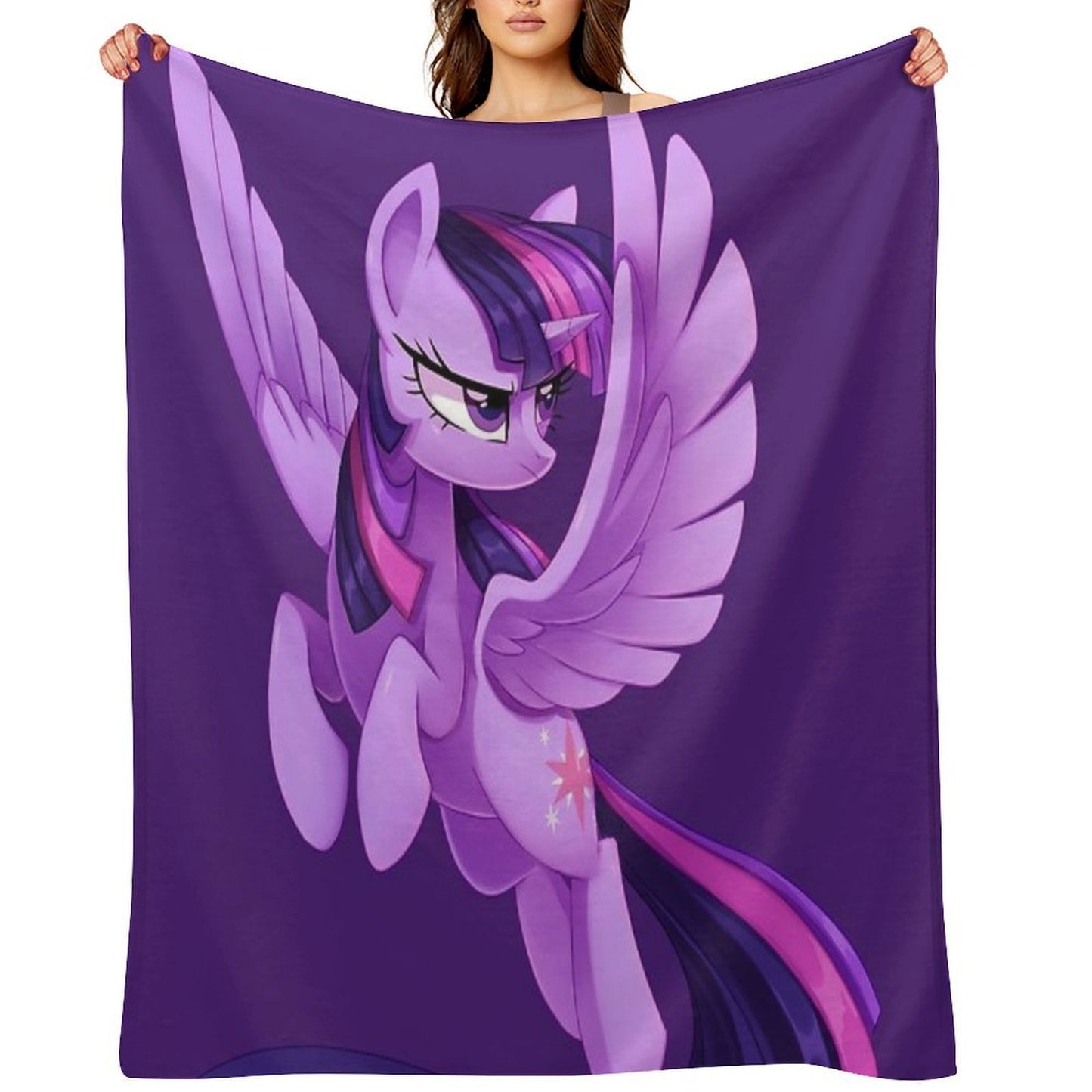 Twilight Sparkle Machine-washable Throw Blanket