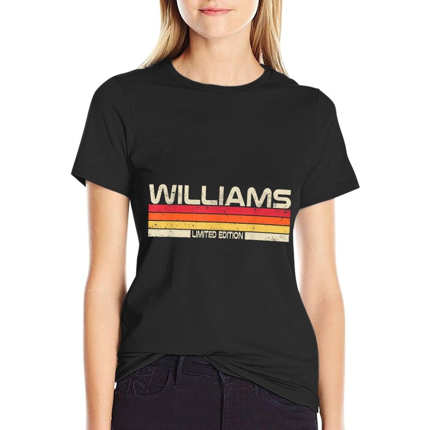 Williams Surname Birthday Family Reunion 80s 90s Sunset  Quick-drying T-Shirt