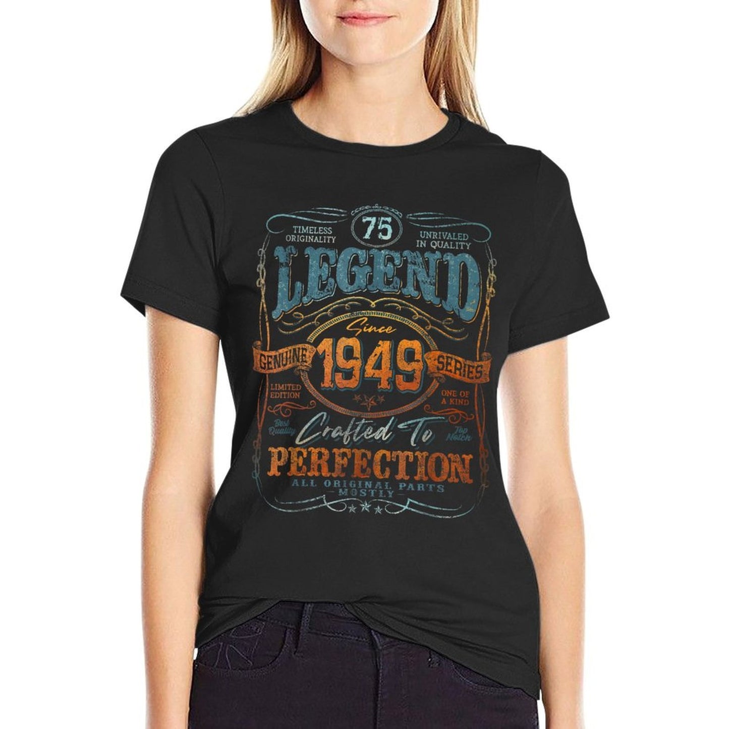 Vintage 1949 Limited Edition 75 Year Old 75th Birthday  Odor-resistant T-Shirt