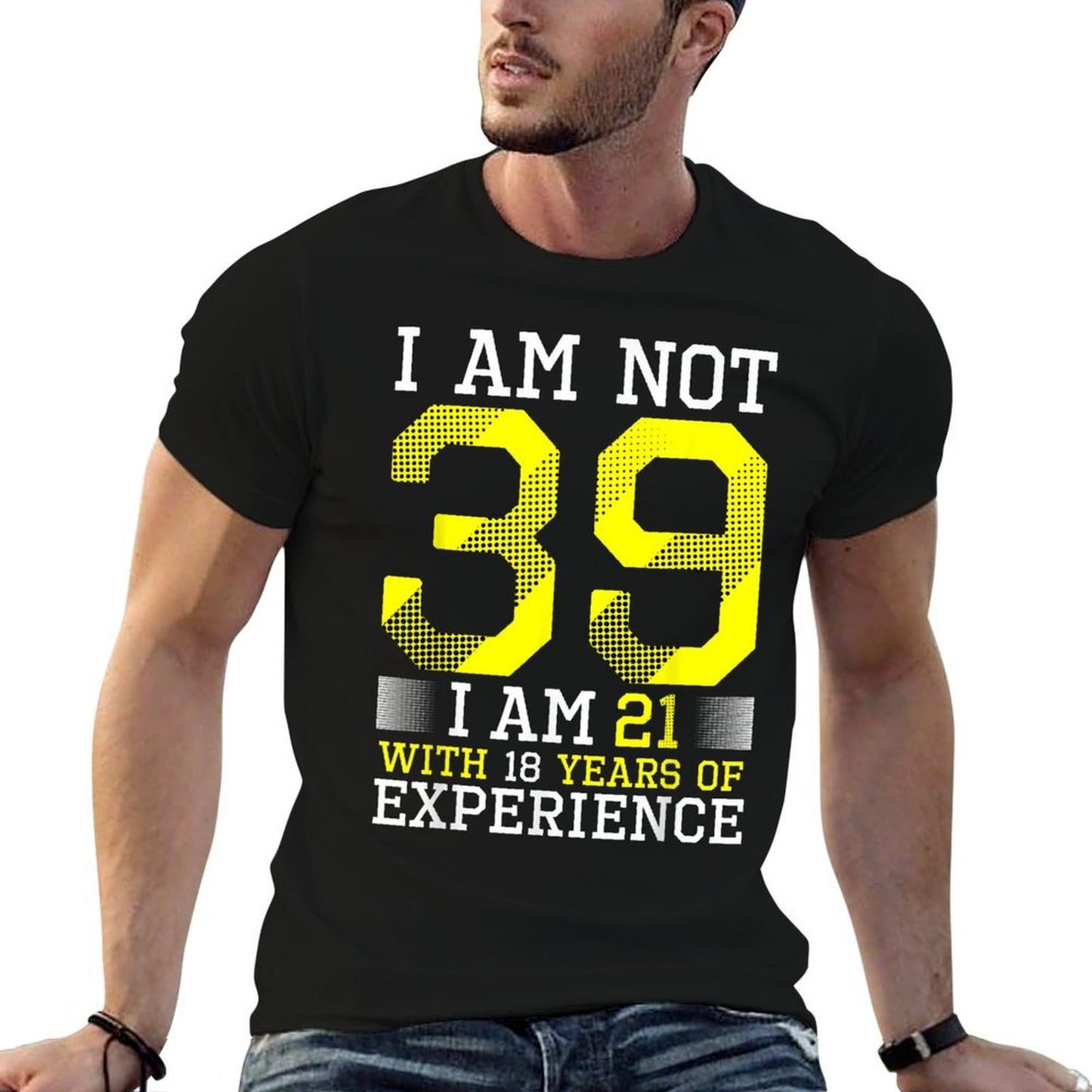 39th Birthday Man Woman 39 Year Old Gift  Moisture-wicking T-Shirt