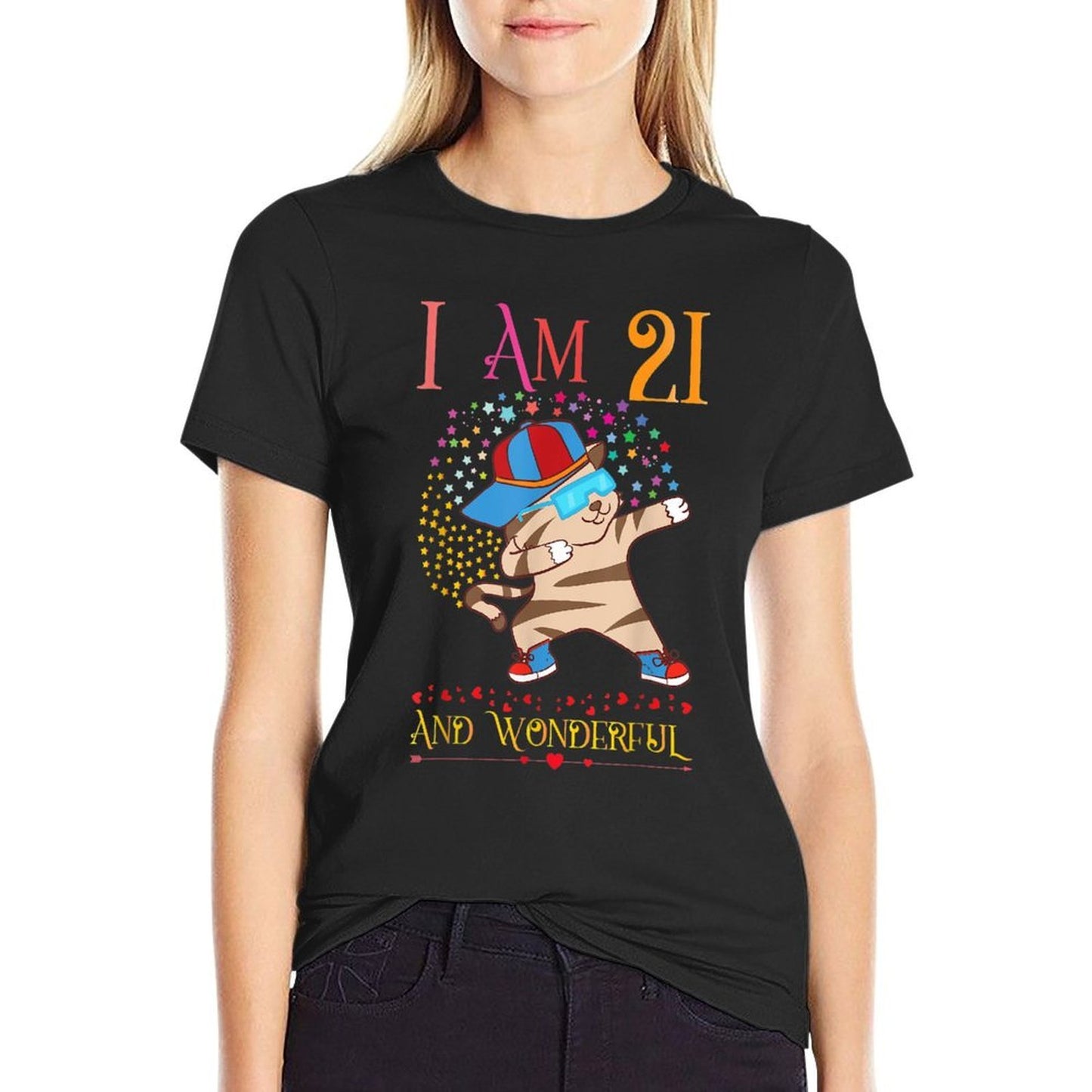 21st Birthday 21 Years Old Gifts for Him Her 21st Birthday  Polyester Blend T-Shirt