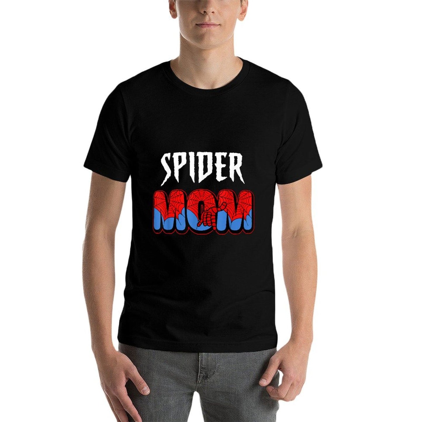 Women Spider Mom Mothers Day Matching Family Birthday  High-quality Stitching T-Shirt