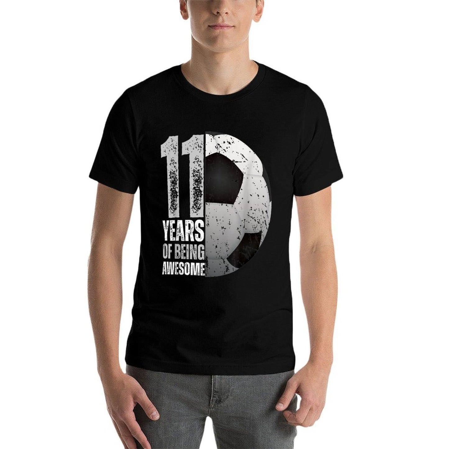11 Year Old Soccer 11th Birthday Player B-day Party  Quick-drying T-Shirt