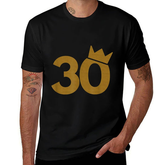 30 Gold Crown - 30th Birthday for Men And Women  Summer-ready Fabric T-Shirt