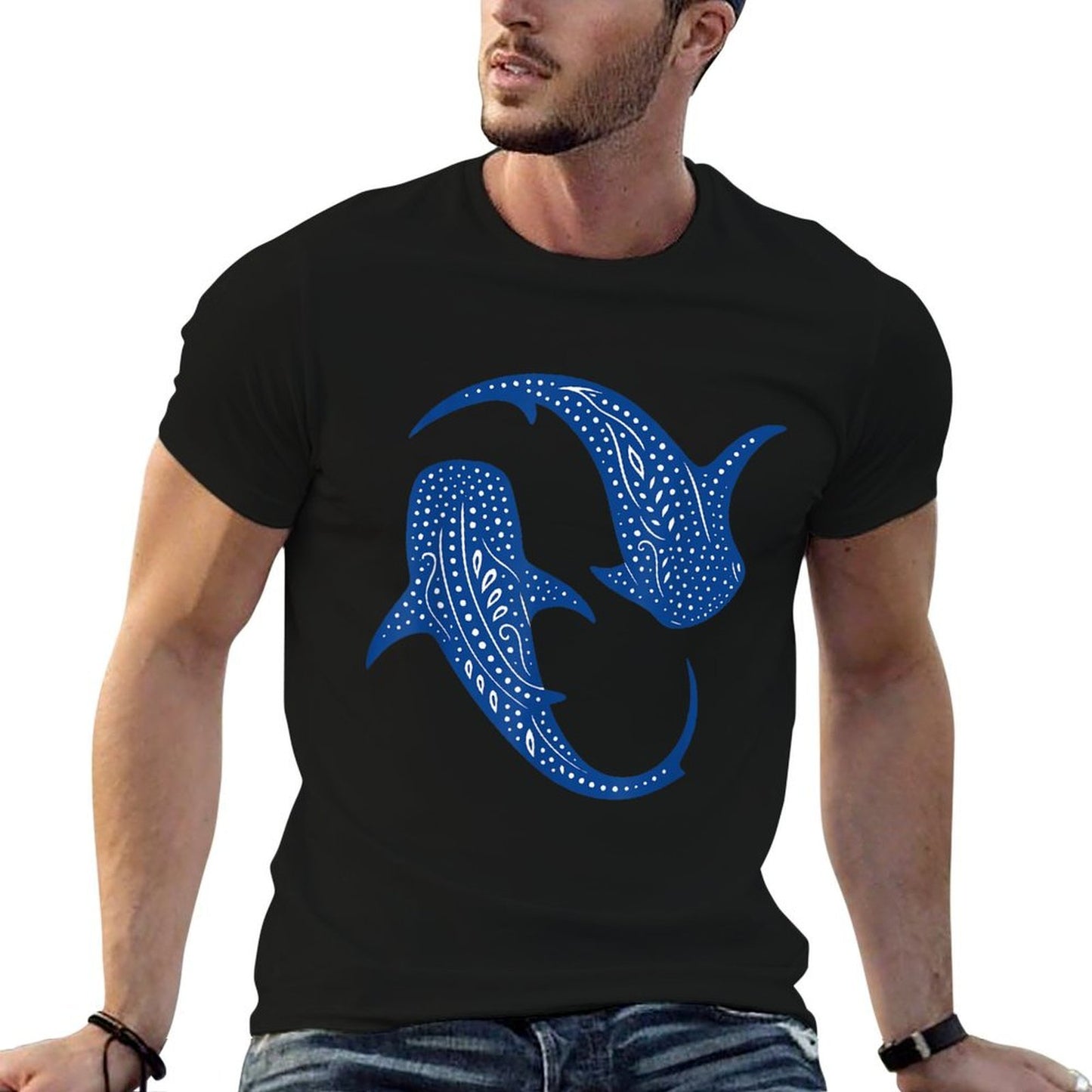 Whale Shark Ocean Animal Shark Lover Ocean Nature Womens  Wrinkle-resistant T-Shirt