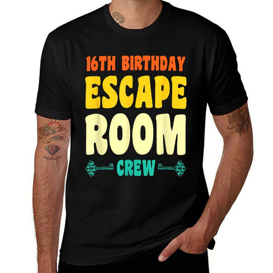 16 Year Old Happy 16th Birthday Escape Room 16th Birthday  Durable T-Shirt