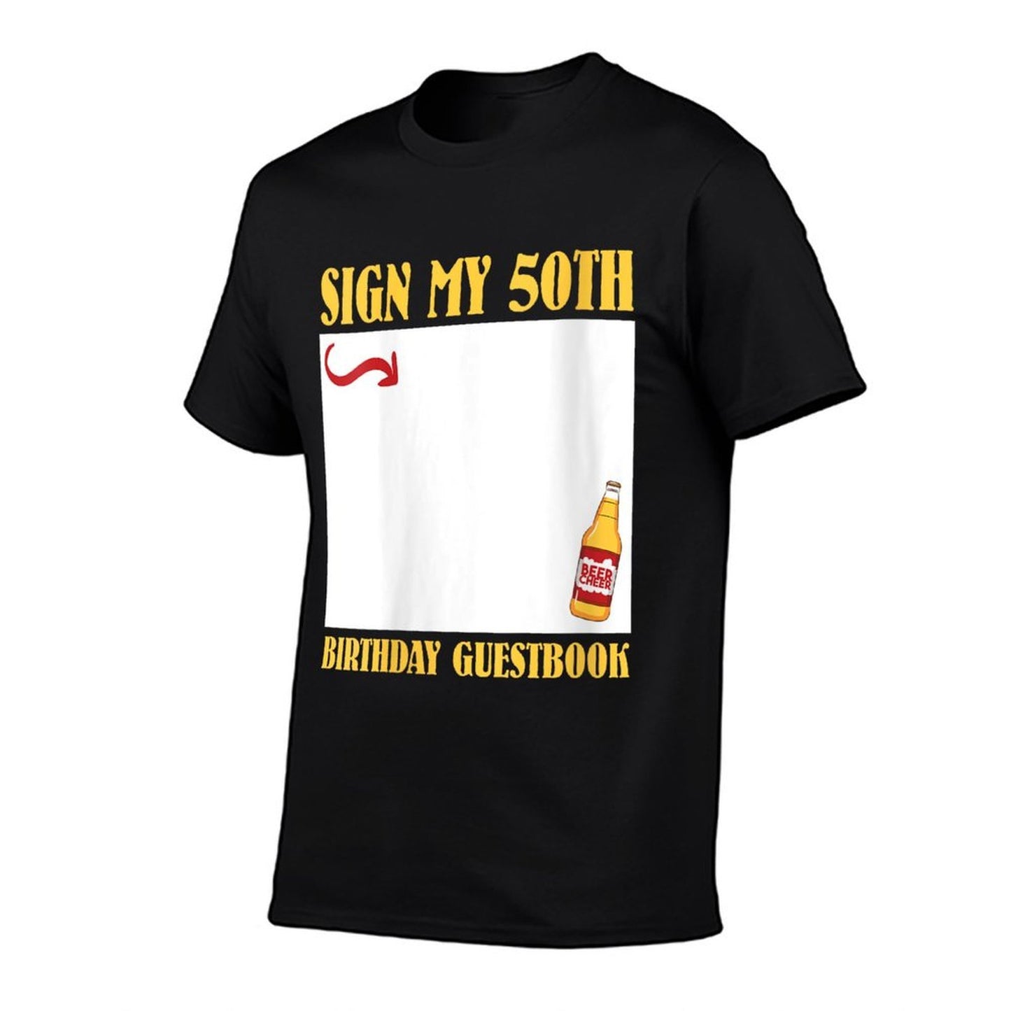 Womens 50th Birthday SIGN MY 50TH BIRTHDAY GUESTBOOK 50 Years  Versatile T-Shirt