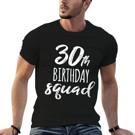 Womens 30th Birthday Squad - Group 30th Birthday  Oversized Silhouette T-Shirt