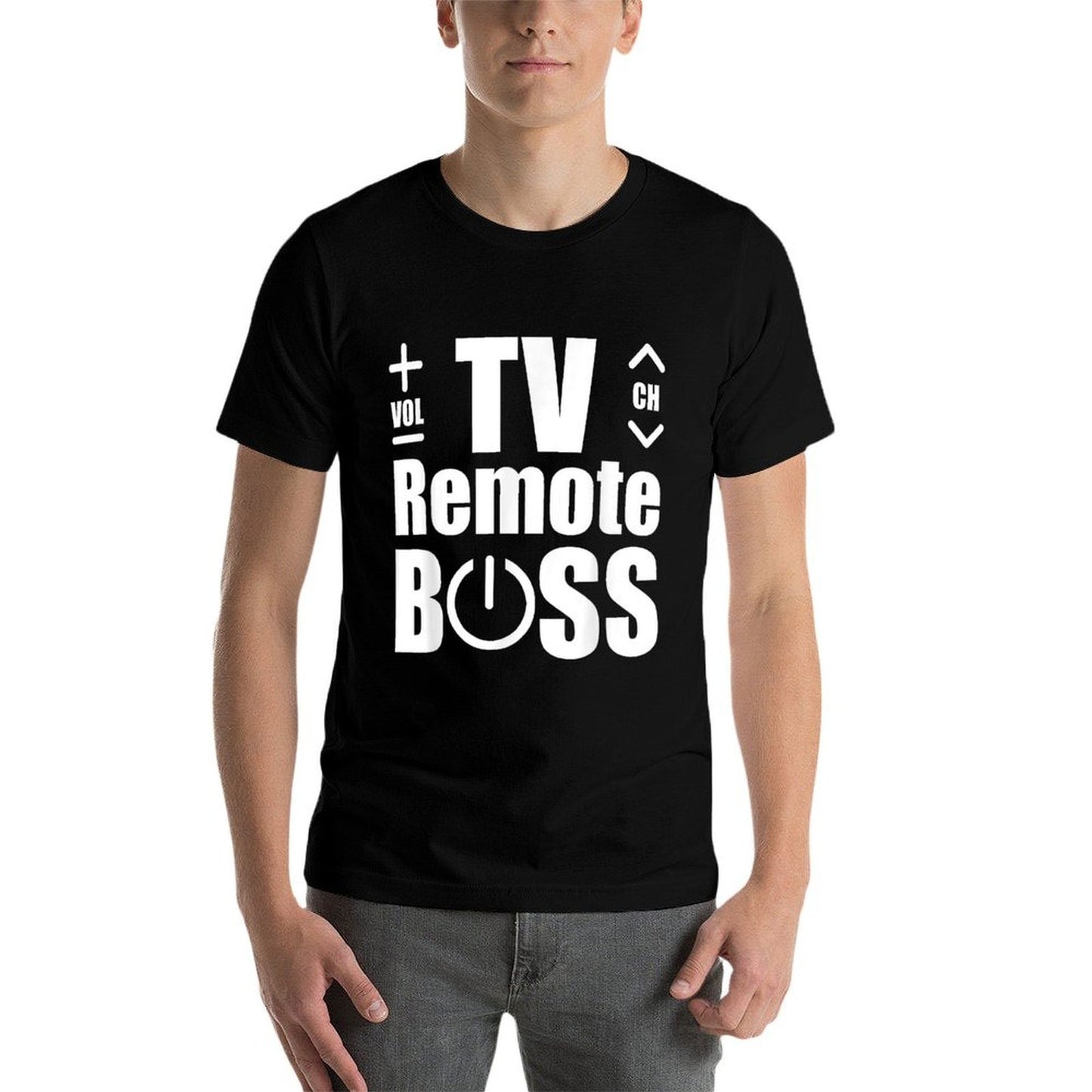 TV Remote Control Boss Universal Television Controls Funny  Wrinkle-resistant T-Shirt