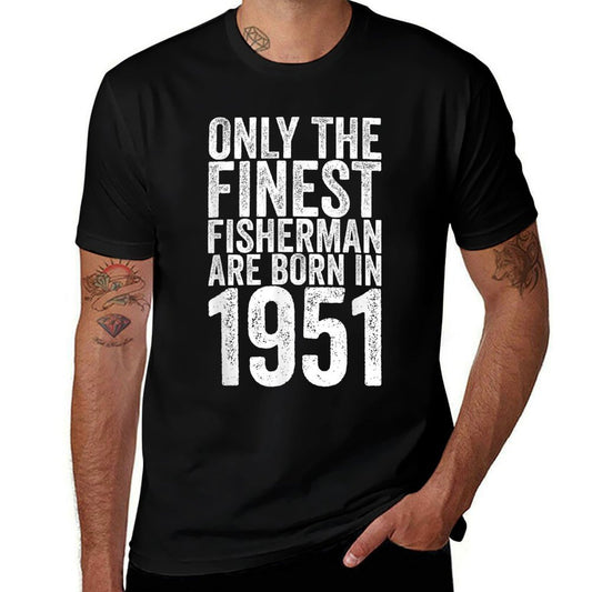 70 Years Old 1951 Funny Fishing 70th Birthday Comfortable T-Shirt